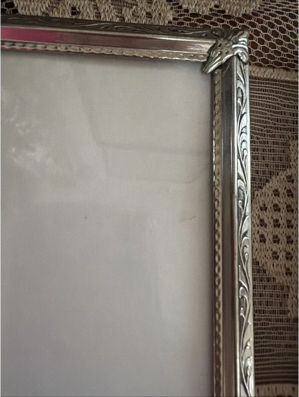 VTG Silver Tone Ornate Picture Frame Baroque Scroll Fits 5x7 Photo Art Lot Of 3